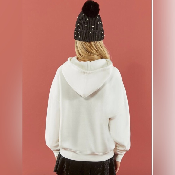 Forever 21 Disney Minnie Mouse sequin hoodie - Picture 2 of 3